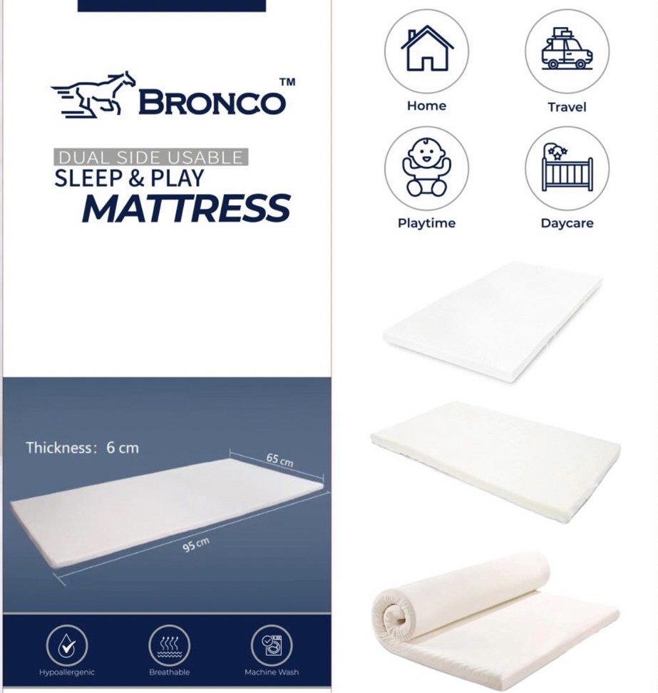 ฟูกที่นอนเด็กBRONCO SLEEP AND PLAY 